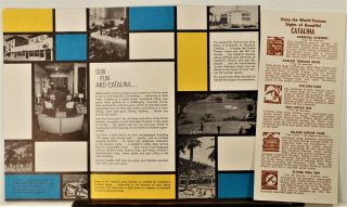1950 ' s 60 ' s Hotel Atwater Santa Catalina Island California travel brochure b 3