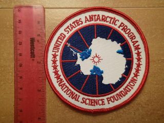 Vintage Souvenir Patch - United States Antarctic Program - Embroidered -