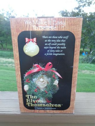 Vintage Zims The Elves Themselves Christmas Elf Figure