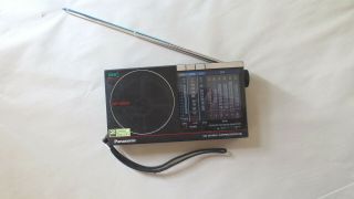 Vintage Panasonic Rf - B20 Shortwave Fm Mw Lw Sw Band Radio Receiver,  Case/earpiece