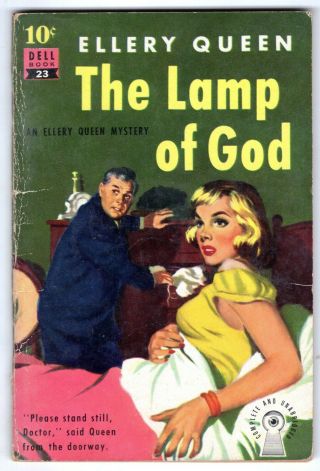 Dell Ten Cent Book 23 1951 The Lamp Of God Ellery Queen George Mayers Cover