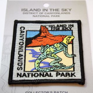 Official Canyonlands National Park Souvenir Patch - Island In The Sky Moab Utah