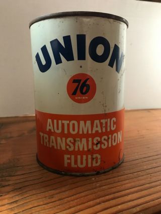 Vintage Union 76 Automatic Transmission Fluid Can Unpunched