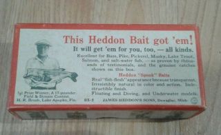 Vintage Heddon Box Only No.  W9119n