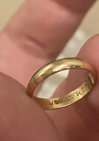 Antique Vintage 1/60 10k Rolled Gold Filled Baby Child Ring