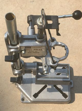 Vintage Sears Craftsman Drill Press Stand Model Number: 335.  25926.