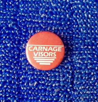 The Cure Carnage Visors Vintage Badge Plus Bonus The Cure Badge Early 1980s