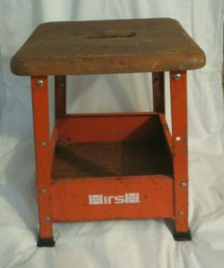 Vintage Hirsh Tool Stool U.  S.  A.  Made (makes A Great Plant Stand)