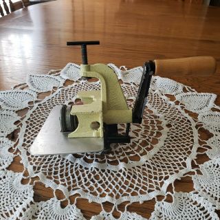 Vintage Rigby Cloth Stripping Machine Cutter Made in USA South Portland Maine 3