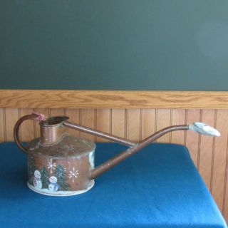 Vintage Copper Haws Watering Can