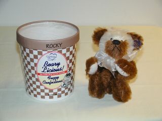 Vintage Annette Funicello Rocky Beary Licious Ice Cream Bear 5 " Wtags