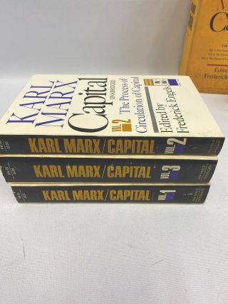Vintage Capital Three Volume Set Karl Marx Engels 1967 Communism Socialism 2