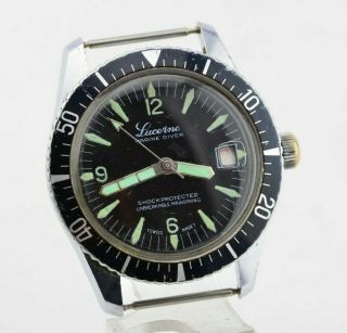 K306 Vintage Lucerne Marine Diver Swiss Made Mechanical Watch 76.  3