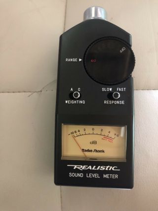 Vintage Radio Shack Realistic Sound Level Meter No.  33 - 2050