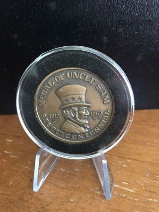 1962 Medal Of Uncle Sam,  Troy Ny,  Sesquicentennial Coin