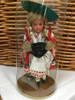 Vintage Souvenir Travel Doll Nuremberg Bavaria,  Germany Purchased May 8,  1963