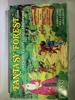 Vintage Fantasy Forest Adventure Board Game 1980 Tsr Hobbies Game Wizards