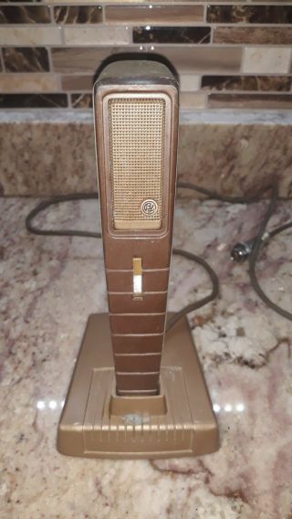 Vintage Electro - Voice Model 727 Ceramic Microphone With 417 Stand