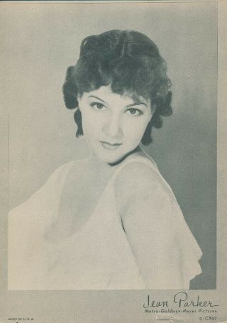 Jean Parker Starlet Vintage 1930s Mgm Studio Portrait Photo