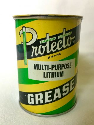 Vintage Petroleum Advertising Protecto Multi - Purpose Lithium Grease,  Danville,  Il