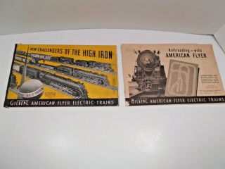 American Flyer Trains Vintage Catalogs 1939 And 1940 Good Shape 9 - 15