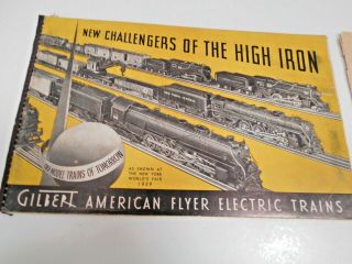 American Flyer Trains Vintage Catalogs 1939 and 1940 Good shape 9 - 15 2