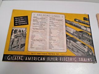 American Flyer Trains Vintage Catalogs 1939 and 1940 Good shape 9 - 15 3