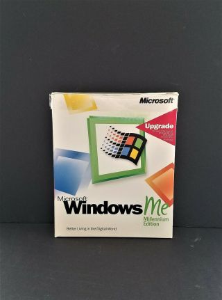 Microsoft Windows Me Millennium Edition Software Vintage