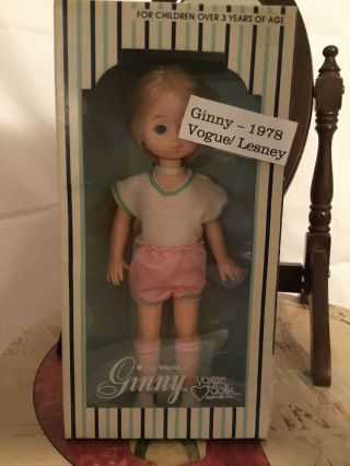 Vintage Ginny Vogue Dolls 1970s Blonde Soccer Doll