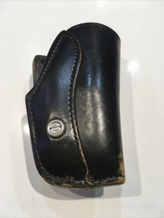 Vintage Braver Bros St Louis Black Leather Holster W32