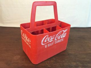 Vintage Coca - Cola 16 Oz Bottle Plastic Carrier Holder Carton