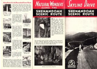 Skyline Drive Shenandoah Scenic Route 1930 