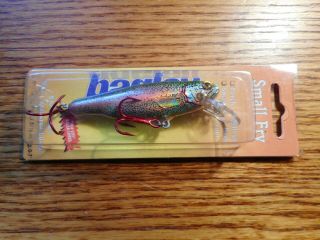 Vintage Bagley Balsa Wood Small Fry Rainbow Trout Crankbait Fishing Lure