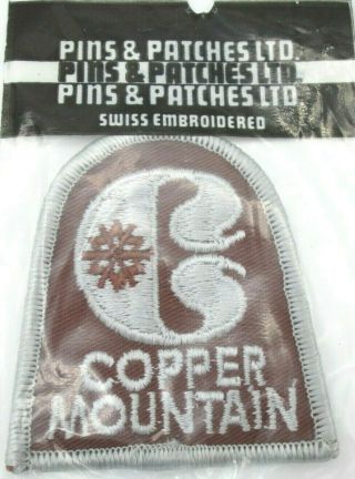 Vintage Copper Mountain Colorado Ski Resort Patch Travel Souvenir Embroidered