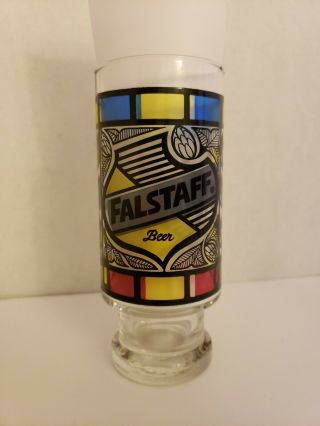 Set of 6 Vintage Beer Glass Schlitz Falstaff Schaefer Miller Pabst Blacklabel 3