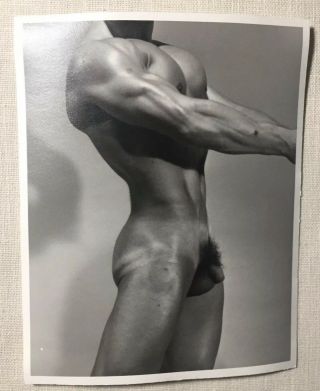 Unique Male Nude,  Don Whitman,  Bodybuilding,  Western Photography Guild Torso 4x5