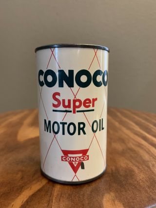 Conoco Motor Oil Can Coin Bank,  1950 