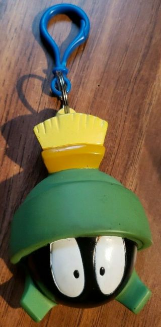 Rare Vintage Marvin The Martian Backpack Clip & Coin Holder Purse