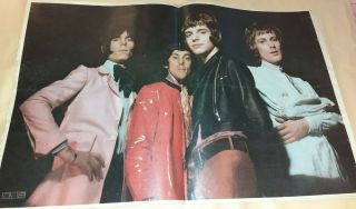 Vintage Fab 208 Mag 24th March 1968 THE MONKEES HERD Frampton poster Dave Dee 3