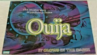Vintage 1998 Parker Brothers Glow In The Dark Ouija Board,  Planchette