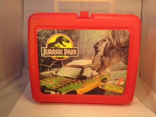 Rare Vintage 1992 Jurassic Park Thermos Lunch Box