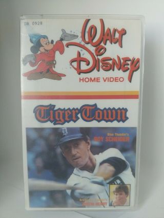 Walt Disney Tiger Town Blue Thunders Roy Scheider Vhs Vintage 1983
