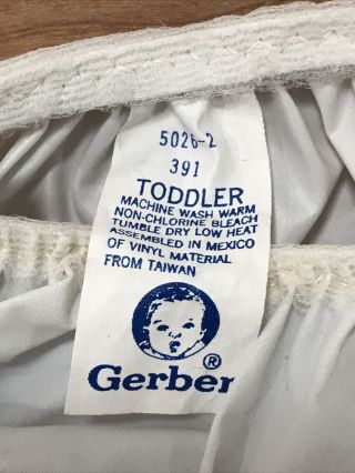 Vintage Gerber Rubber Plastic Vinyl Training Pants Size Medium Baby Toddler 391 2