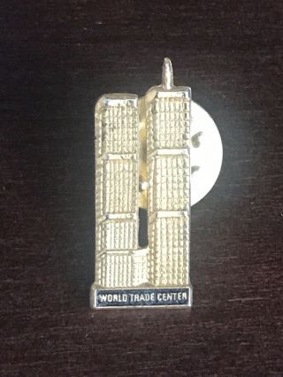 Vintage World Trade Center Ny Twin Towers Lapel Pin Before 9/11
