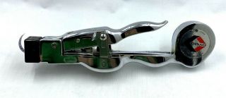 Vintage Dymo Mite Tapewriter Hand Embossing Label Making Tool Chrome