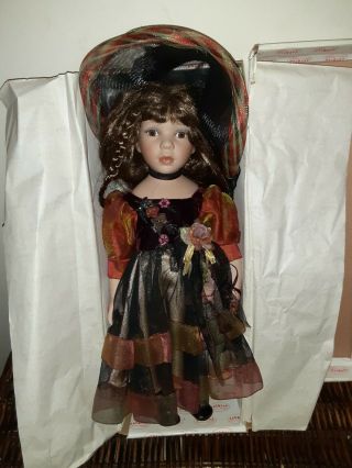 Show Stoppers Porcelain Girl Doll Ciprianna 20 " Large Life Like Features