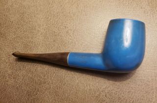 Vintage Dr.  Grabow Blue Color Duke Billiard Tobacco Smoking Pipe.  Ajustomatic.