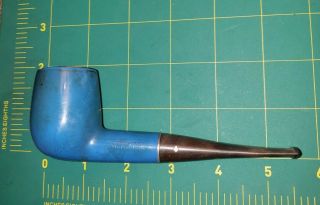 Vintage Dr.  Grabow Blue COLOR DUKE Billiard Tobacco Smoking Pipe.  Ajustomatic. 3