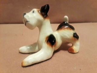 Vintage Cortendorf West Germany Ceramic Fox Terrier Dog Figurine 7280 Small