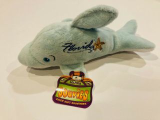 Souvies State Souvenir Nwt Florida Dolphin Plush Stuffed Animal